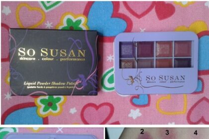 Foto e swatch palette ombretti So Susan Sumptuous Smoke