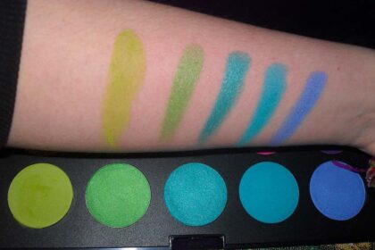 Swatch Palette ombretti Intensissimi Neve Cosmetics