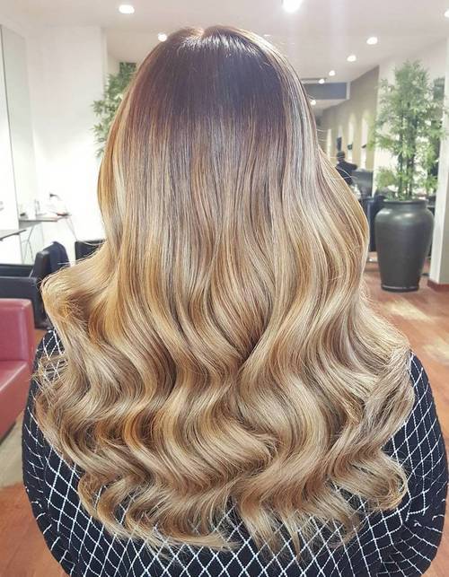 Balayage biondo principessa