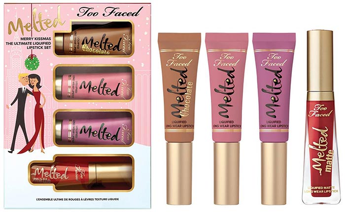 Kit rossetto liquido Melted Too Faced Natale 2016