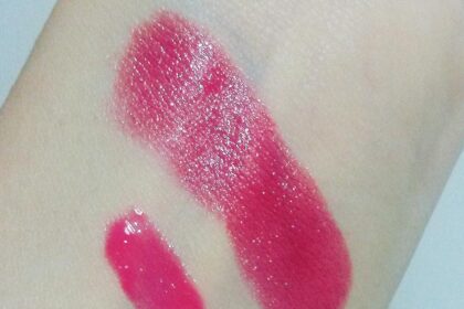 swatch rossetto Kiko rosa Lampone