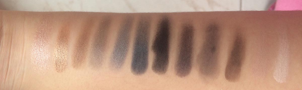 swatch Palette Naked Smoky