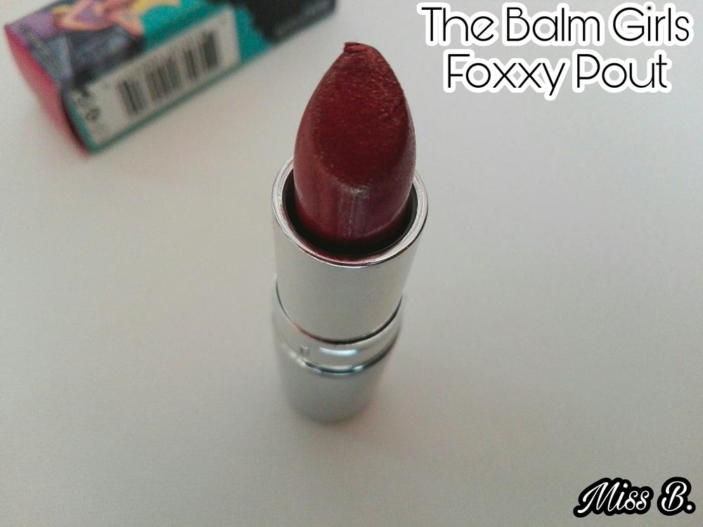 Pack rossetto Foxxy Post The Balm