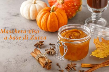 Maschere viso alla zucca