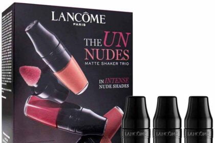 nuovi rossetti Lancome The Un-Nudes Matte Shaker Trio