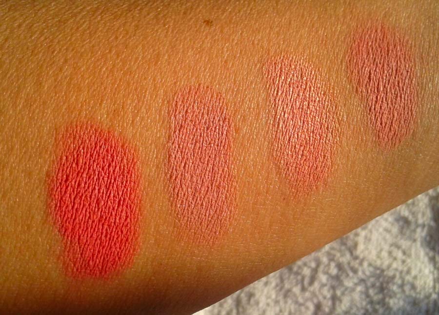 swatch Palette Spectrum Pink blush di Zoeva