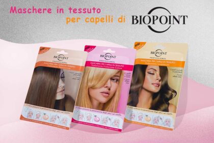 Novità: Maschere capelli in tessuto di Biopoint