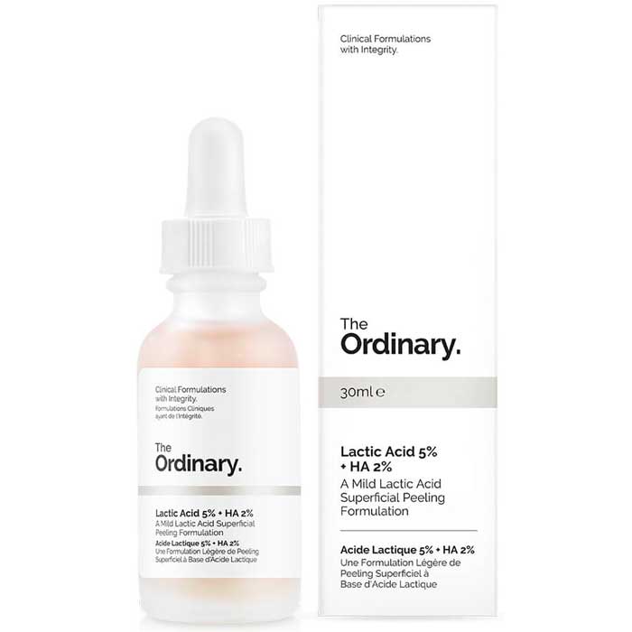 The Ordinary Lactic Acid 5% + HA 2% Superficial Peeling Formulation