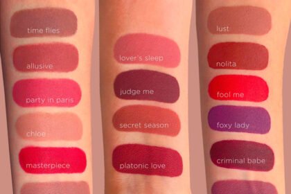 Swatches rossetti Nabla "The Matte Collection"