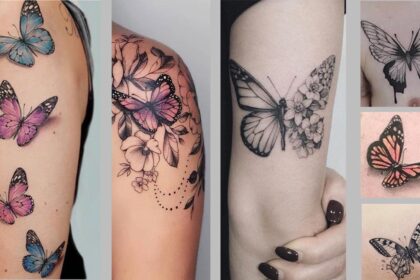 tatuaggi con farfalle