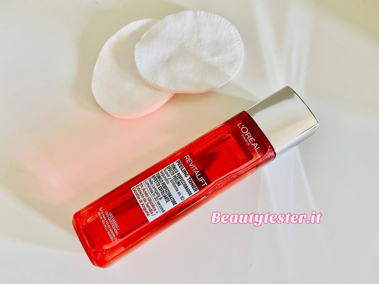 L’Oréal Revitalift Peeling Toner tonico perfezionatore effetto esfoliante