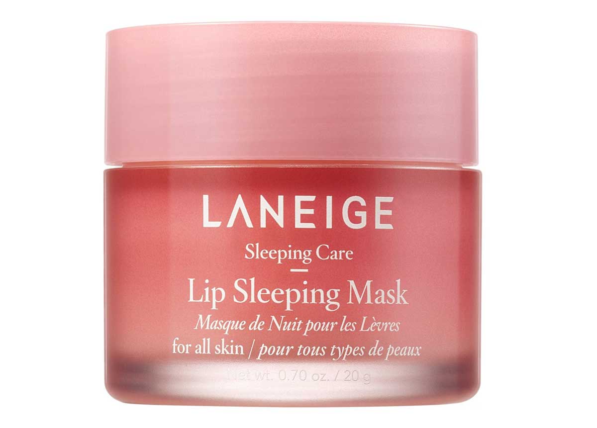 Maschera idratante notte per labbra Laneige