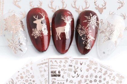 Stamping unghie Natale