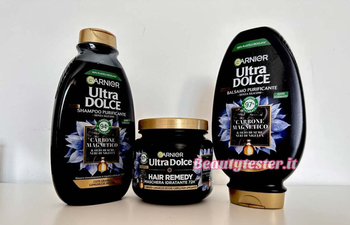 Recensione gamma Garnier Ultra Dolce Carbone Magnetico