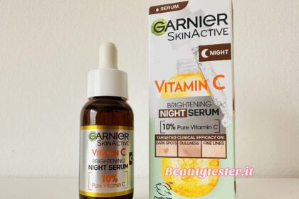Garnier siero viso notte alla vitamina c recensione