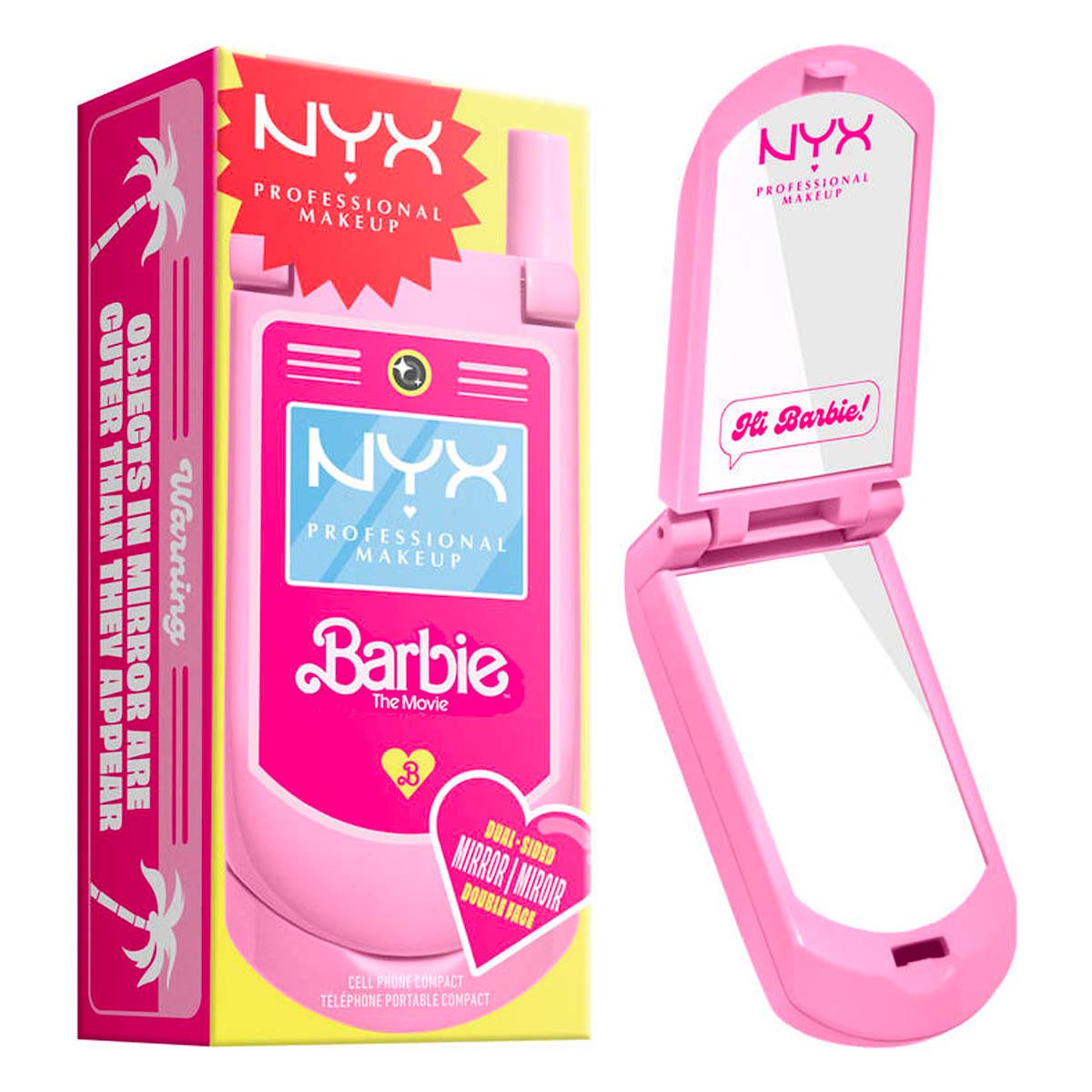 Specchio Barbie NYX Flip Phone Mirror