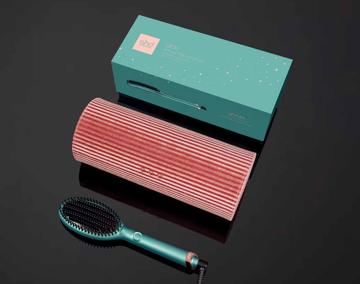 GHD Glide Dreamland cofanetto spazzola lisciante verde giada