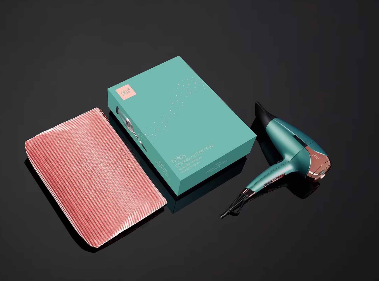 GHD Helios Dreamland cofanetto asciugacapelli verde giada