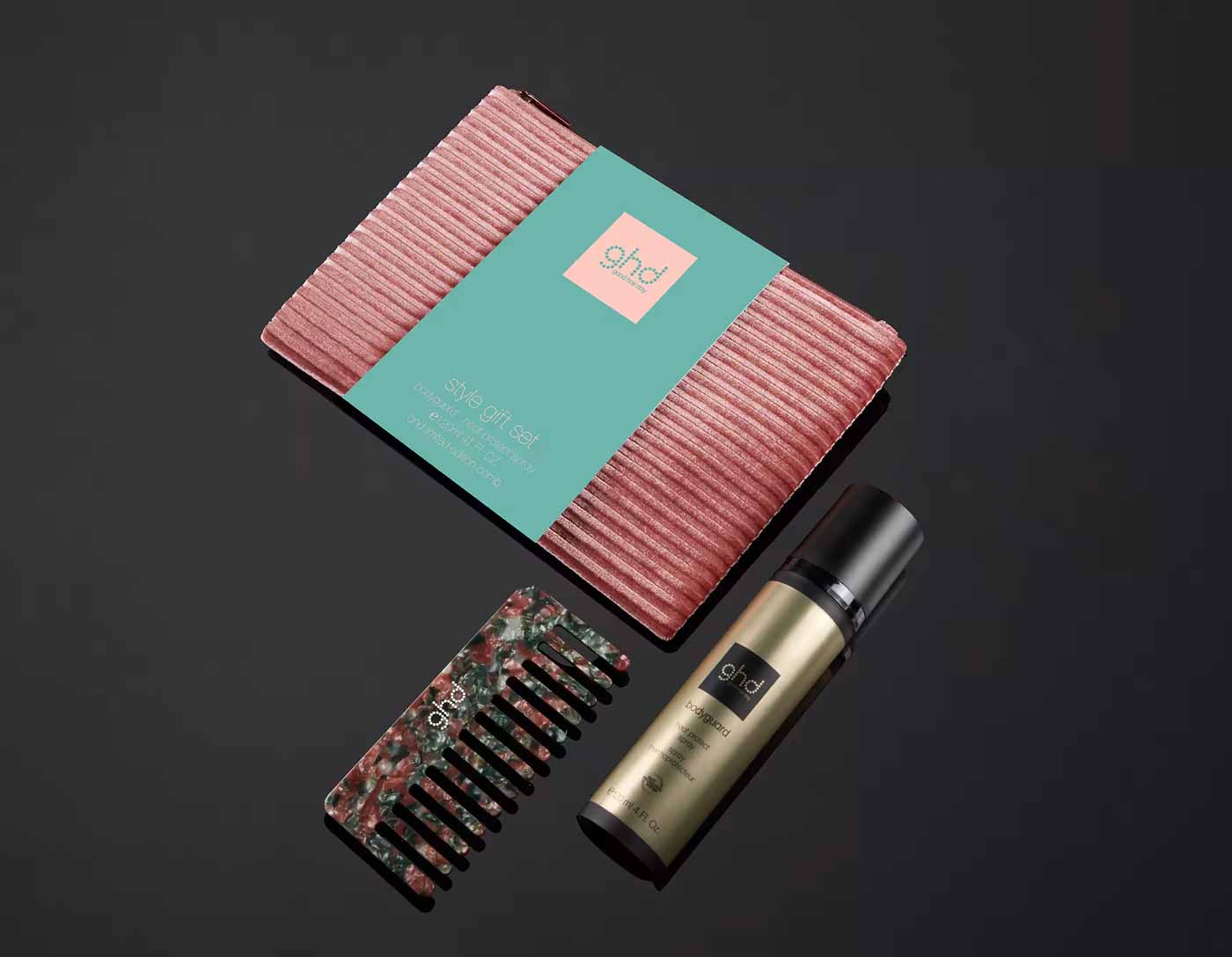 GHD Style Gift Set Dreamland cofanetto spray termoprotettore + pettine a denti larghi