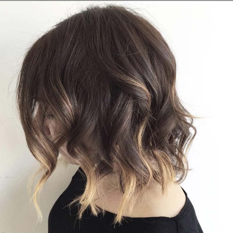 Balayage parziale per caschetto