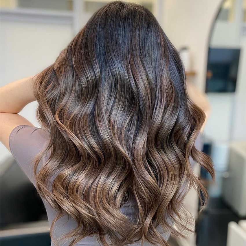 ideea per Balayage castano