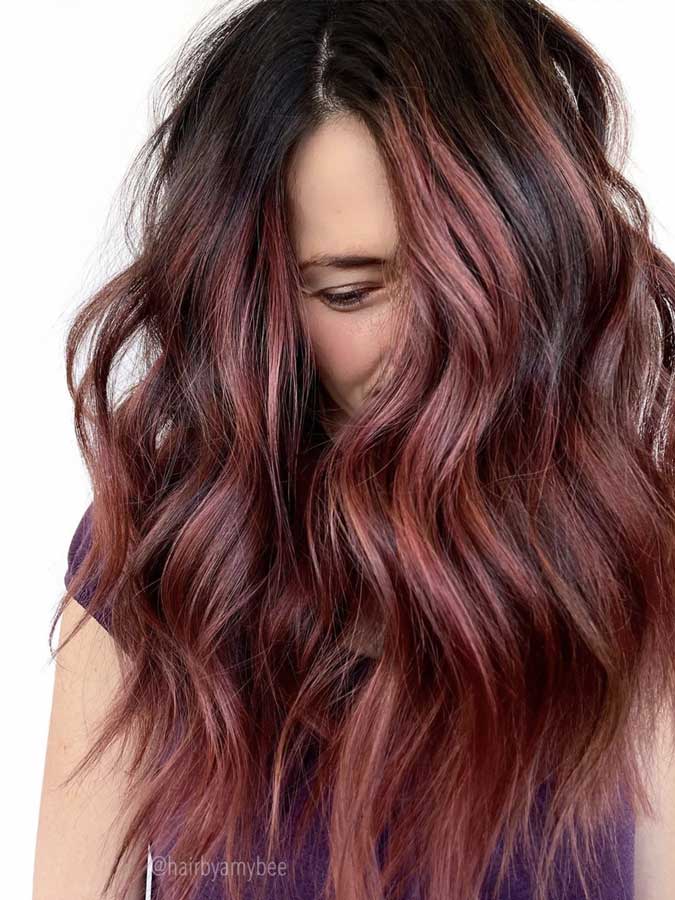 Balayage rosso Borgogna