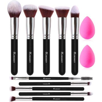 BEAKEY Set 12 Pennelli trucco premium