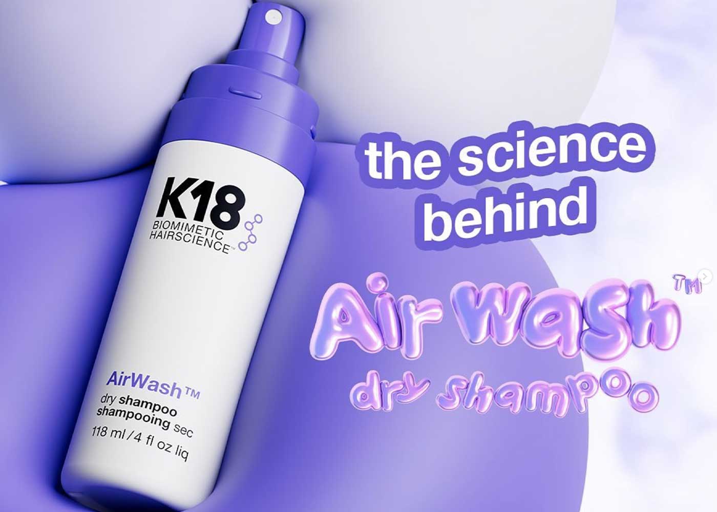 K 18 Air Wash Shampoo secco 